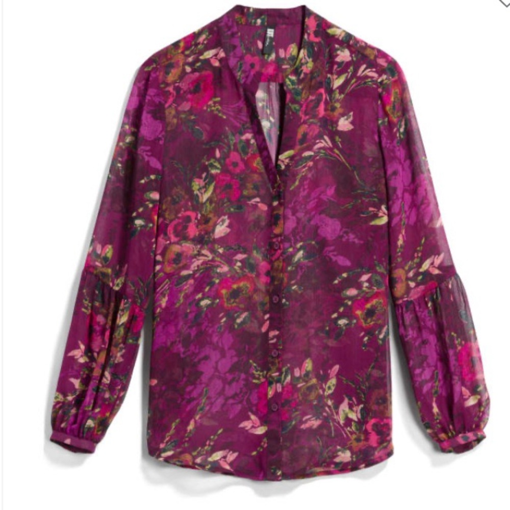 Hals Bishop Sleeve Blouse